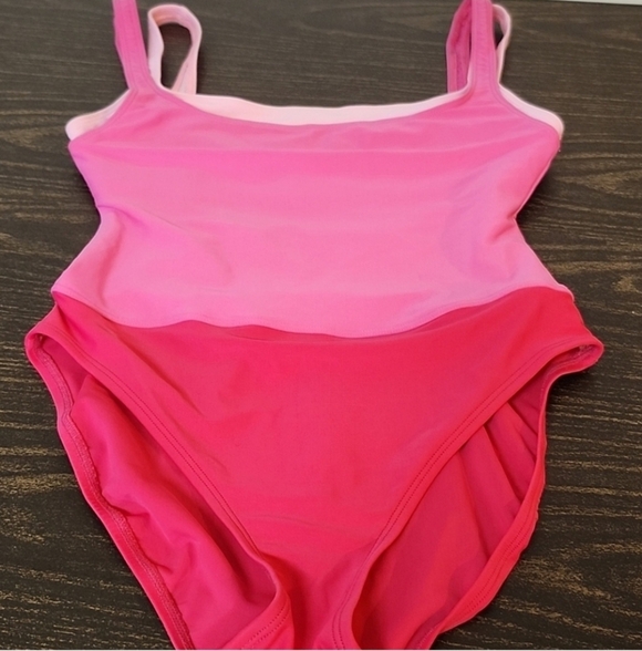 Anne Cole Other - Anne Cole Color Block One Piece Swimsuit Pink Small